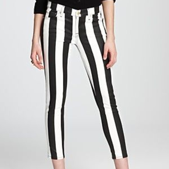 7 for all mankind striped jeans